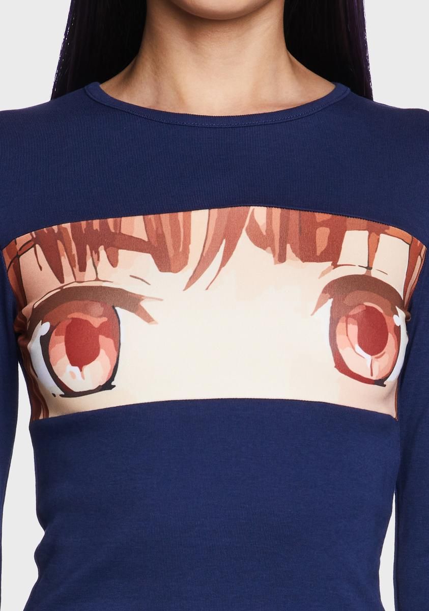 Long Sleeve Anime Top sold by Dolls Kill product image thumbnail 2