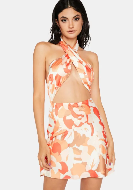 It's All Alright Satin Mini Dress sold by Dolls Kill