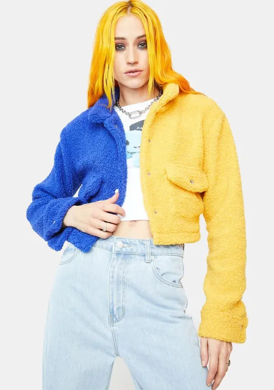 Royal Lucky In Love Two Tone Jacket sold by Dolls Kill