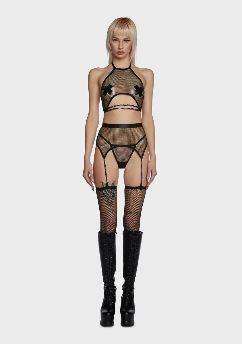 Complete Domination Lingerie Set sold by Dolls Kill