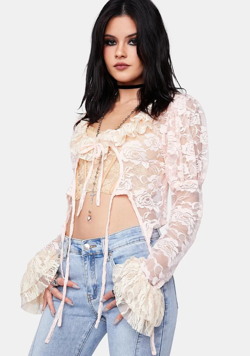 Sofia Lace Top sold by Dolls Kill product image thumbnail 2