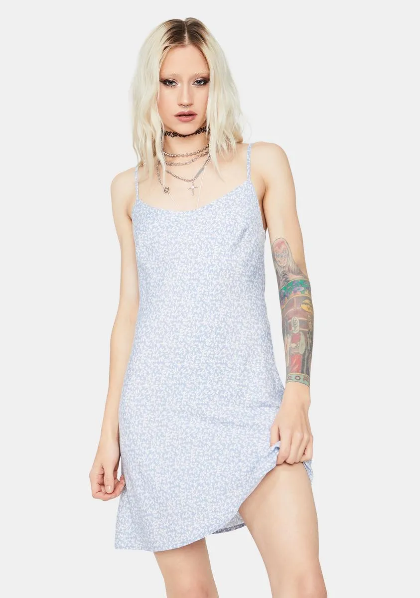 Peaking Patty Floral Slip Dress sold by Dolls Kill