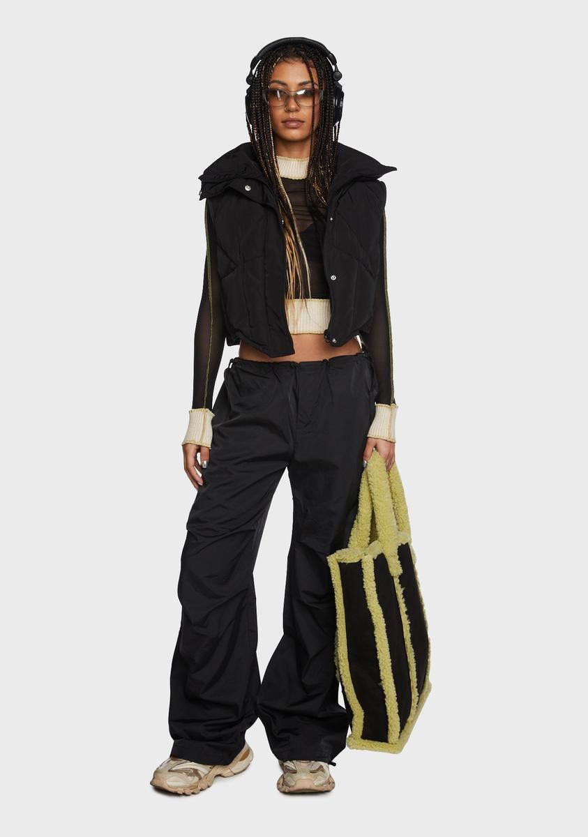Noir In Your Element Parachute Pants sold by Dolls Kill product image thumbnail 3