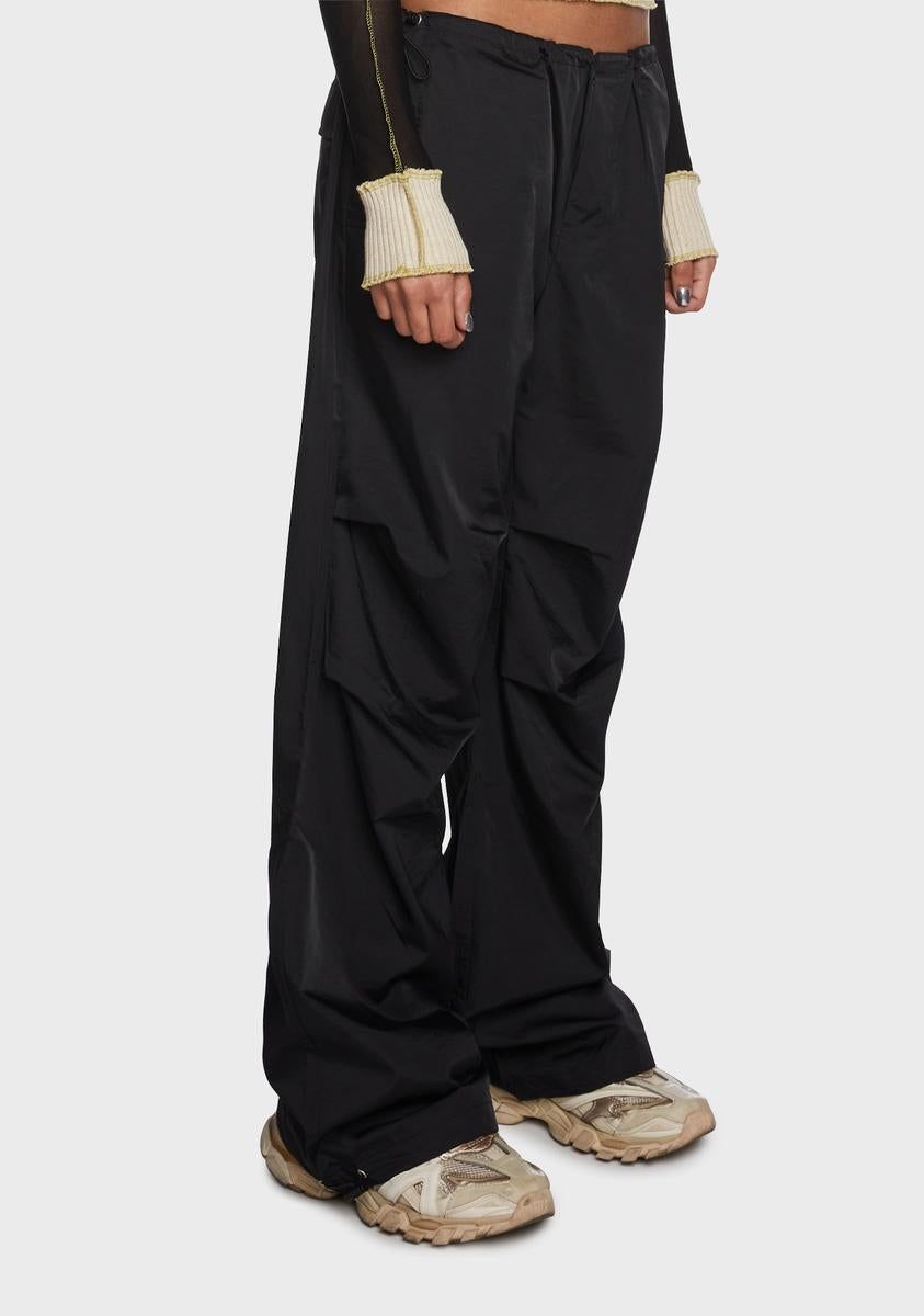 Noir In Your Element Parachute Pants sold by Dolls Kill product image thumbnail 4