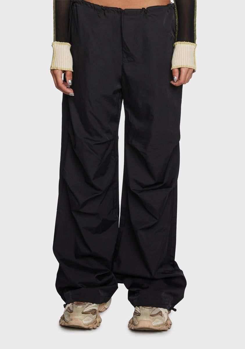 Noir In Your Element Parachute Pants sold by Dolls Kill