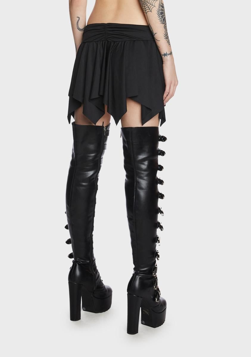 Bitch Mini Skirt sold by Dolls Kill product image thumbnail 4