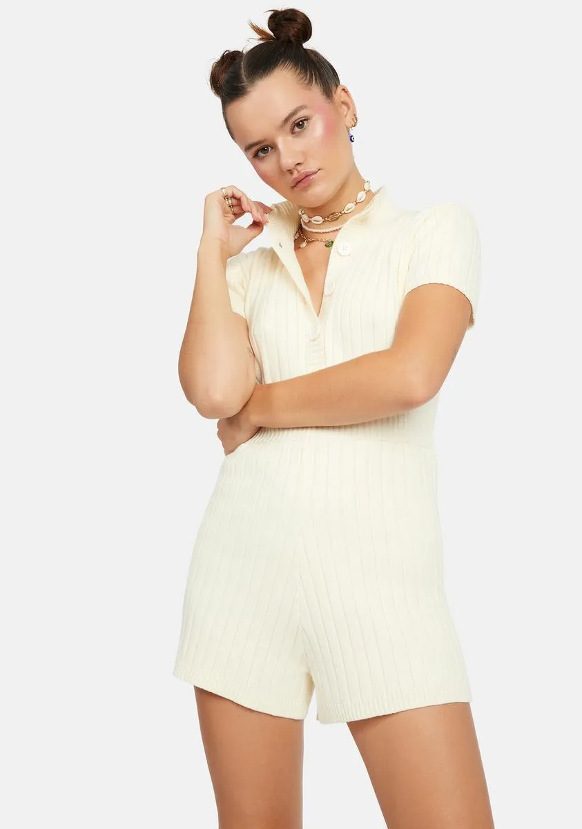Miriam Knit Romper sold by Dolls Kill