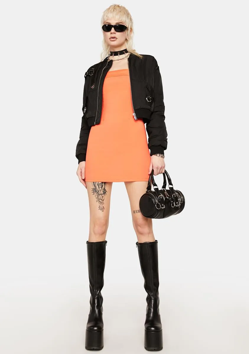 Bitter Some Hearts Strapless Bodycon Dress sold by Dolls Kill product image thumbnail 3