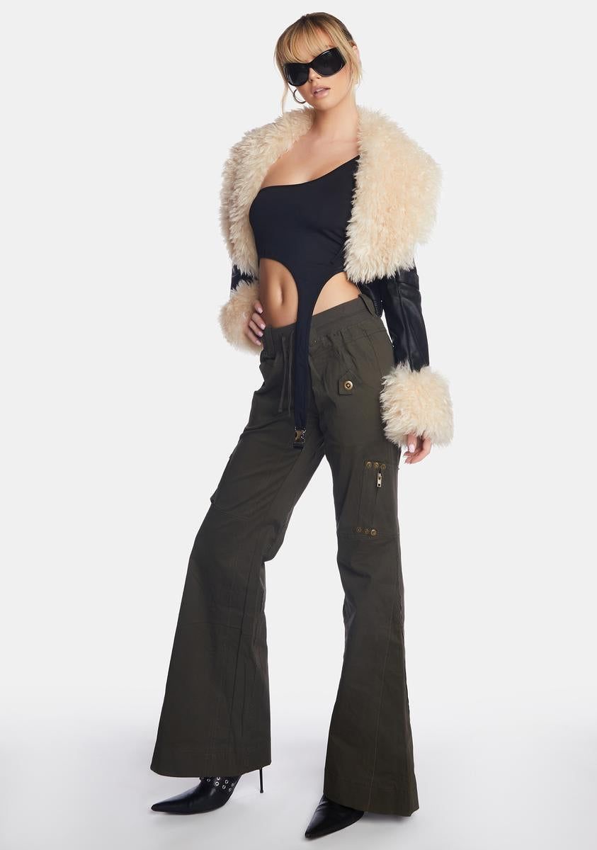 Olive Prilla Cargo Pants sold by Dolls Kill product image thumbnail 3