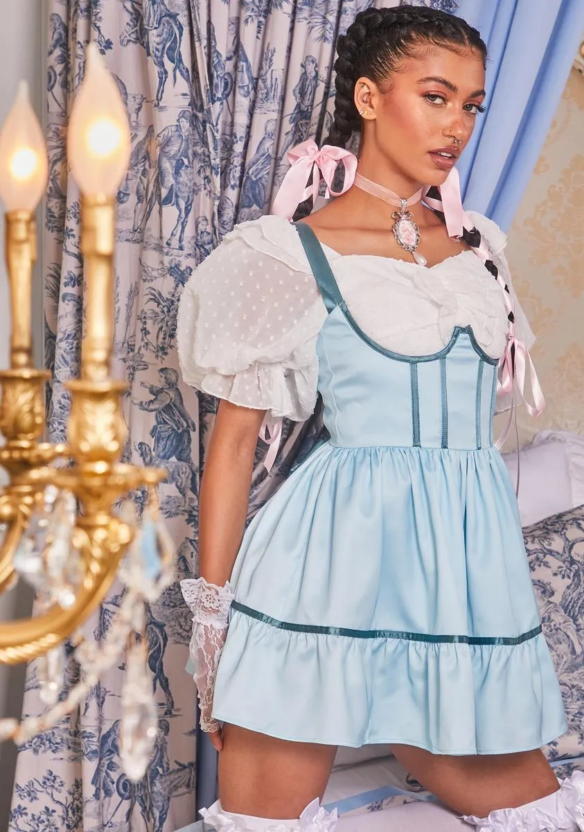 Delicate Beauty Underbust Dress sold by Dolls Kill