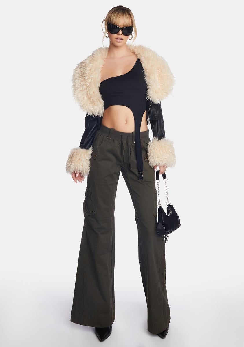 Olive Prilla Cargo Pants sold by Dolls Kill product image thumbnail 2