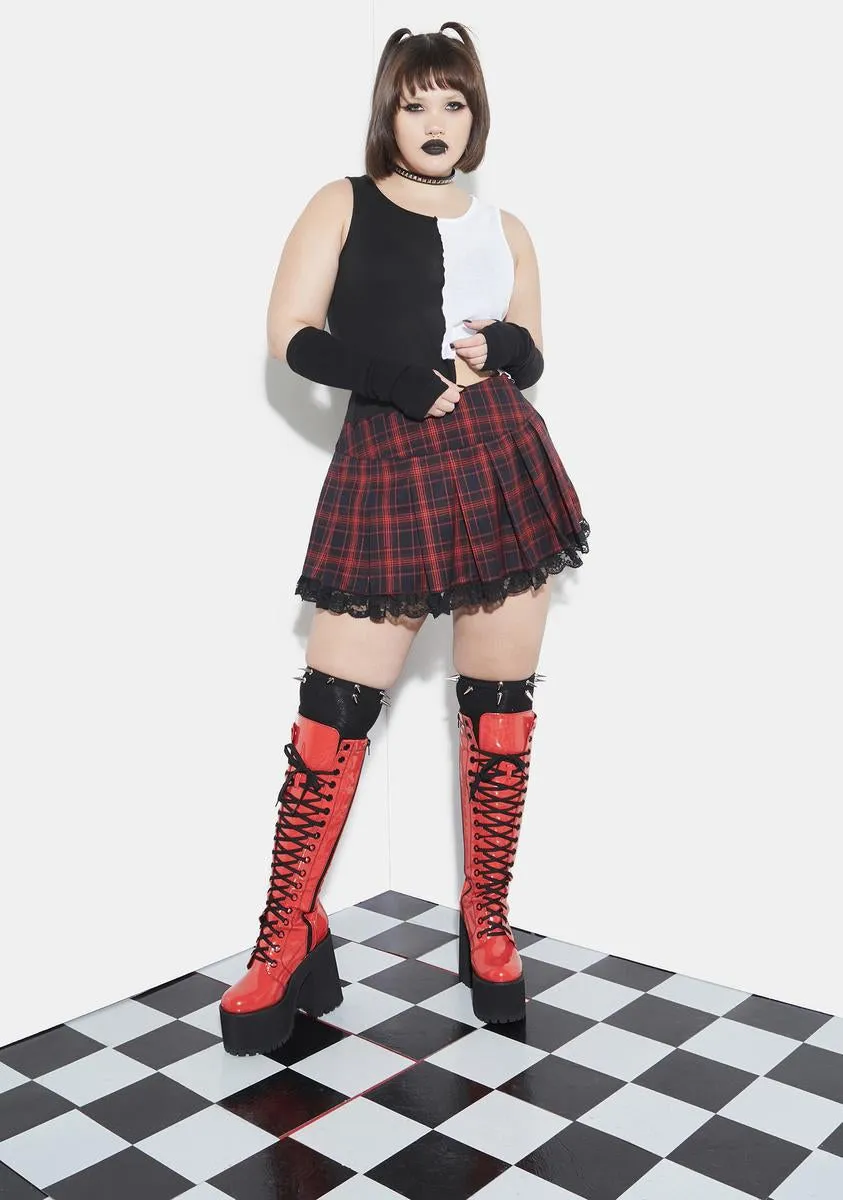 Hot Love Riot Crop Tank sold by Dolls Kill product image thumbnail 3