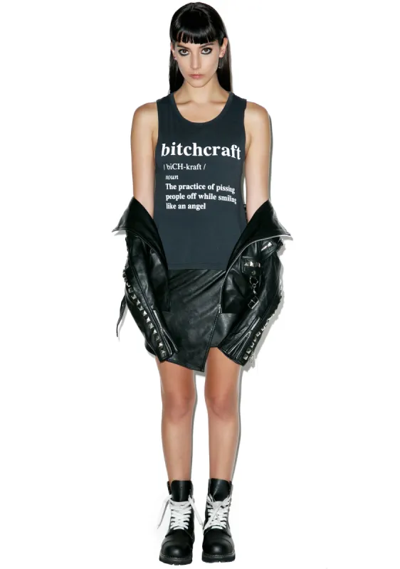 Bitchcraft Muscle Tank sold by Dolls Kill
