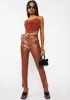 Take My Picture Ruched Corset Top sold by Dolls Kill