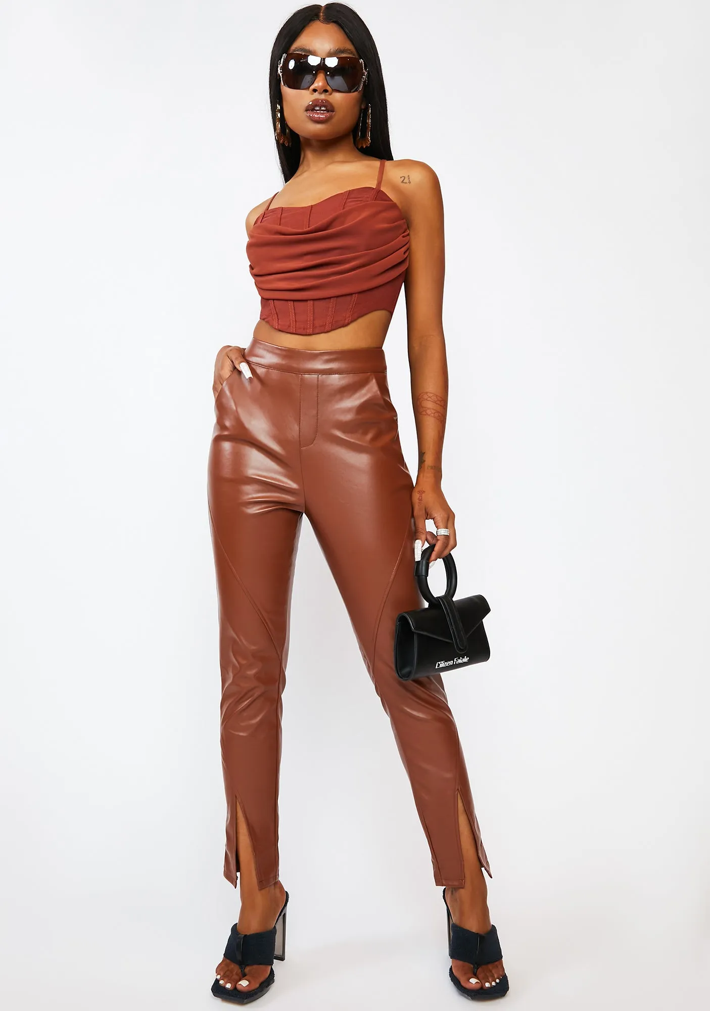 Take My Picture Ruched Corset Top sold by Dolls Kill product image thumbnail 3