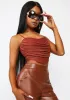 Take My Picture Ruched Corset Top sold by Dolls Kill