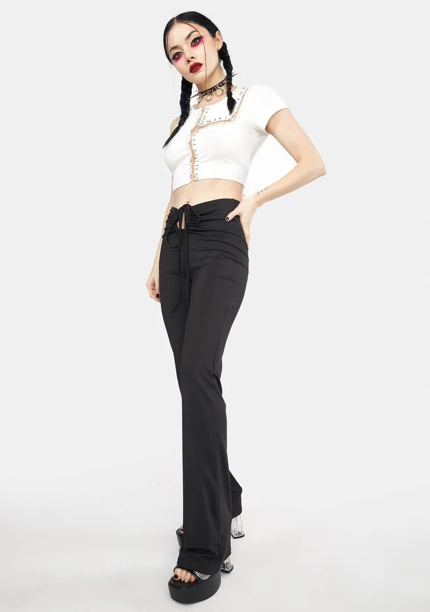 Like A Babe Tie Pants sold by Dolls Kill product image thumbnail 2