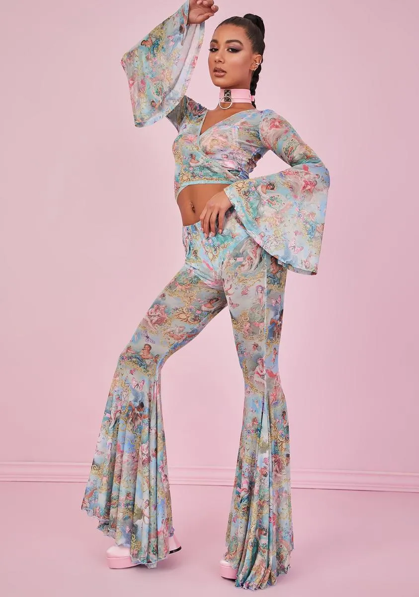 Divine Lush Opulence Flare Pants sold by Dolls Kill product image thumbnail 3