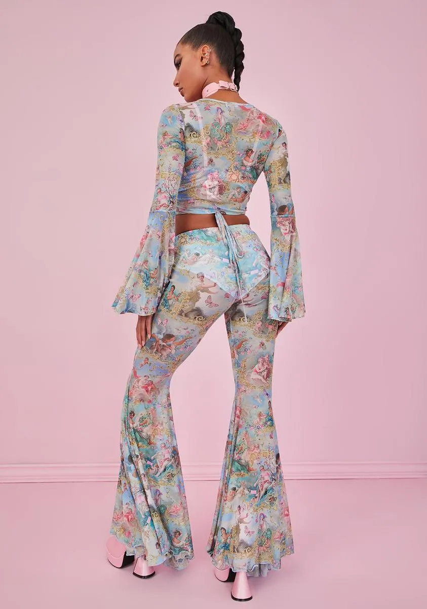 Divine Lush Opulence Flare Pants sold by Dolls Kill product image thumbnail 4