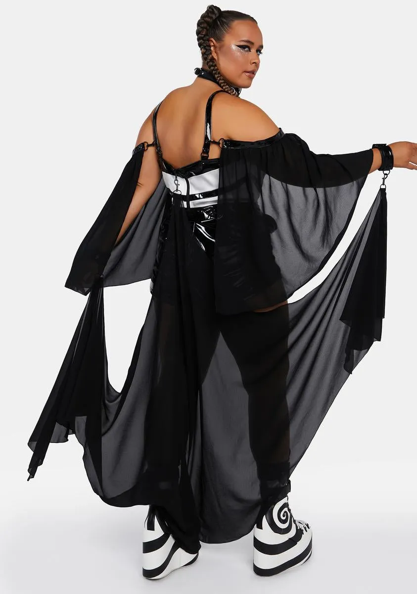 Plus Public Spectacle Vinyl Corset Top sold by Dolls Kill product image thumbnail 3