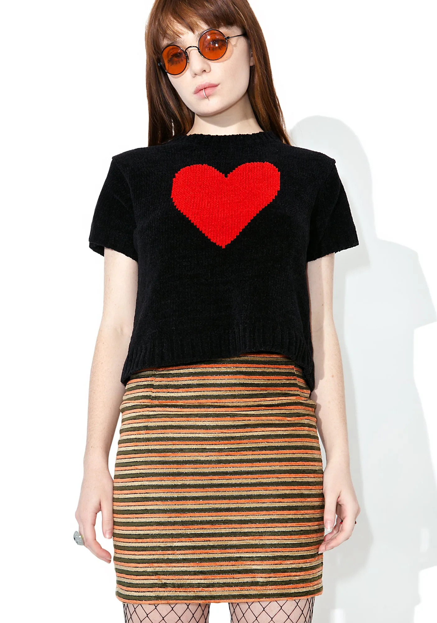 Vintage Striped Mini Skirt sold by Dolls Kill product image thumbnail 3