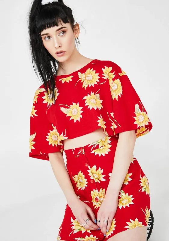 Super Cropped Tee sold by Dolls Kill