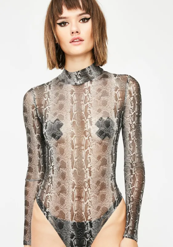 Livin' In Sin Sheer Bodysuit sold by Dolls Kill