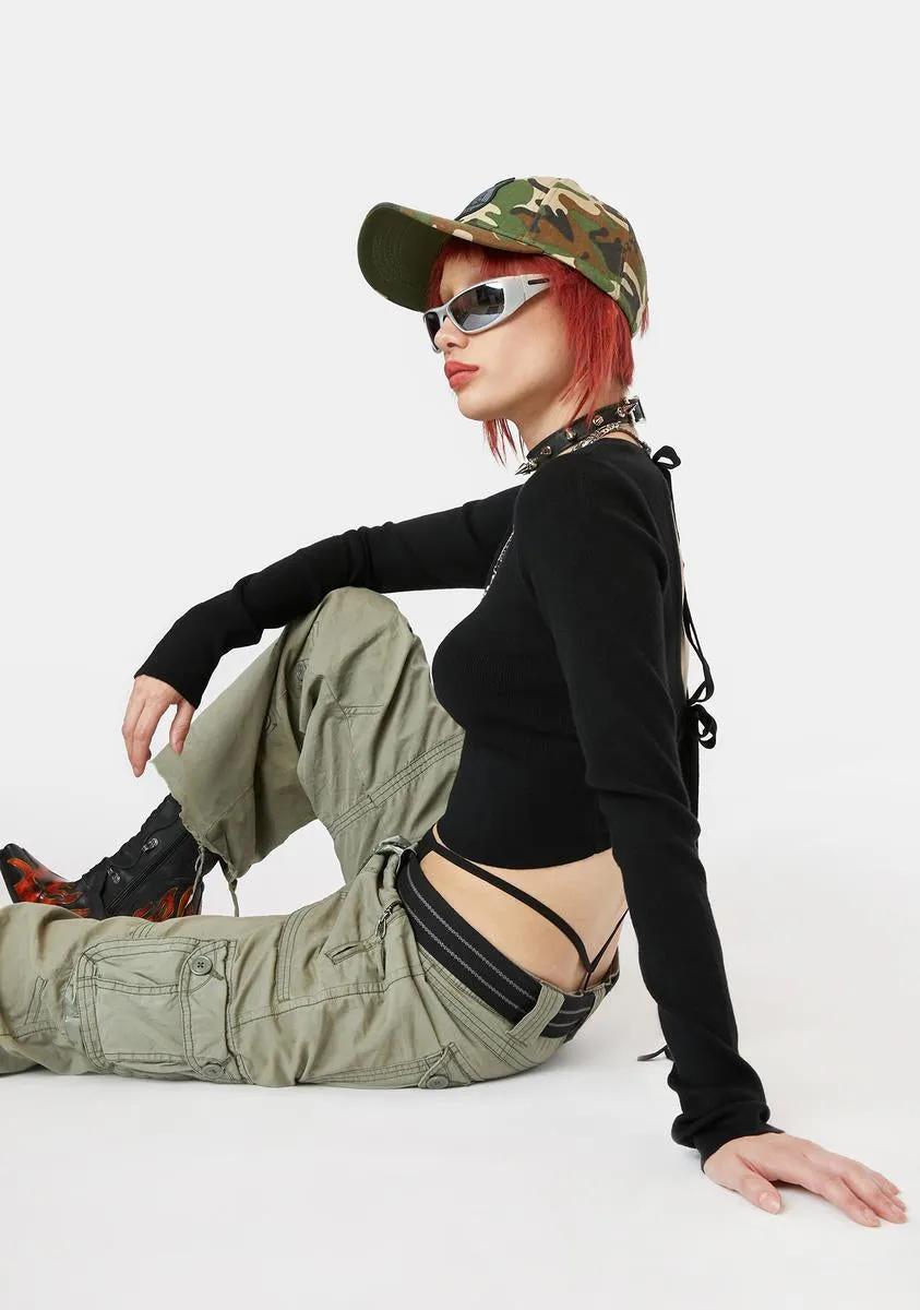 Leah Knit Tie Back Top sold by Dolls Kill product image thumbnail 4