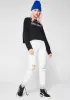 Elaine Stone Age Blue Trashed Jeans sold by Dolls Kill