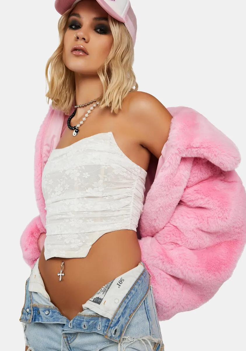 Holy Scandalous Secret Lace Corset Top sold by Dolls Kill product image thumbnail 2