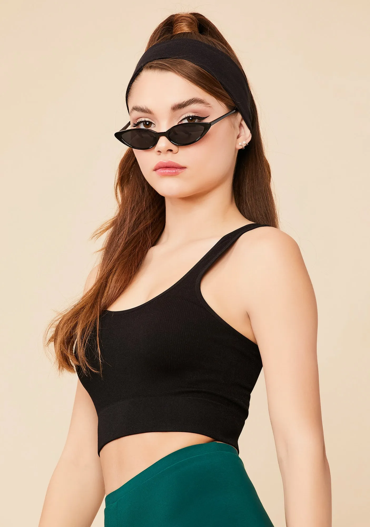 Slick Nobody Like Me Seamless Crop Tank sold by Dolls Kill product image thumbnail 2