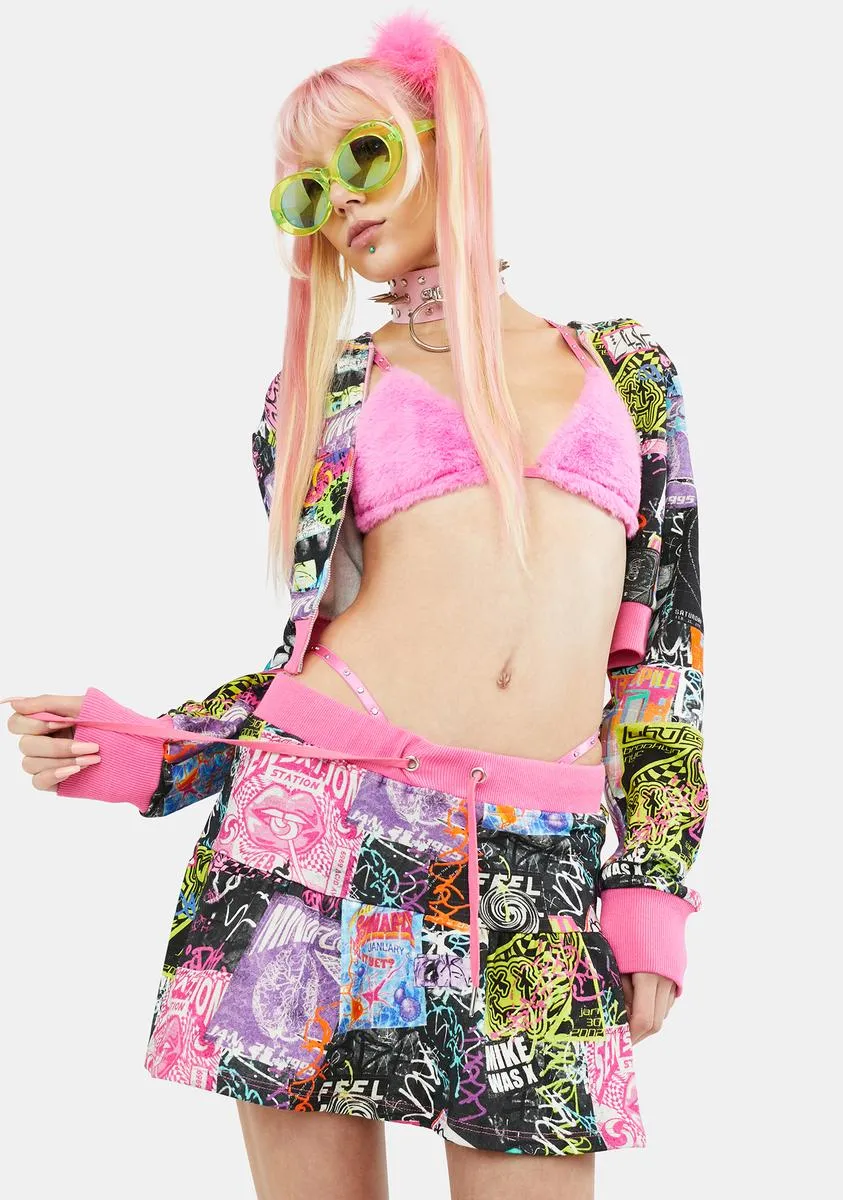 Paint The Town Mini Skirt sold by Dolls Kill product image thumbnail 2