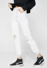 Elaine Stone Age Blue Trashed Jeans sold by Dolls Kill