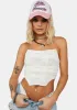 Holy Scandalous Secret Lace Corset Top sold by Dolls Kill