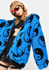 Peace Of Mind Sherpa Jacket sold by Dolls Kill