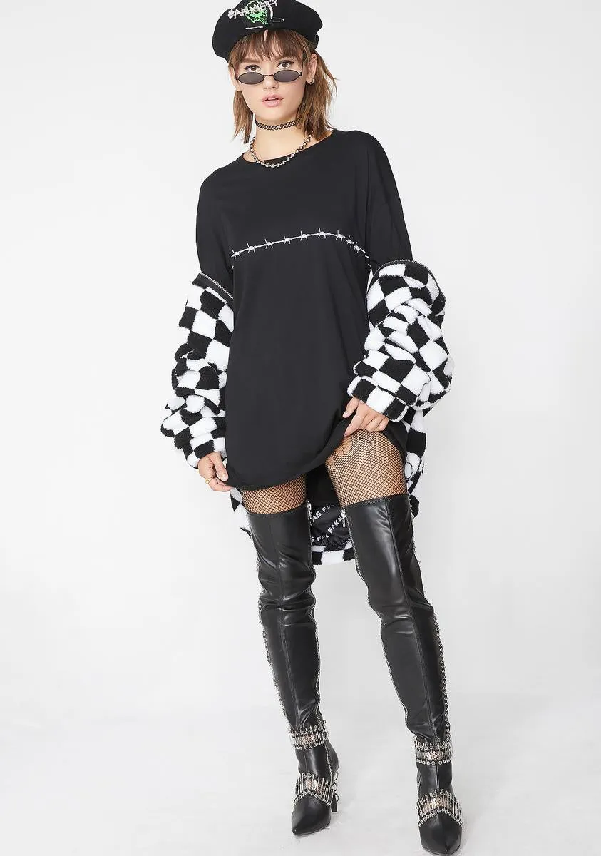 Lotsun Oversized Shirt sold by Dolls Kill product image thumbnail 5