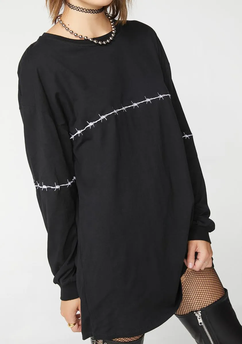 Lotsun Oversized Shirt sold by Dolls Kill product image thumbnail 3