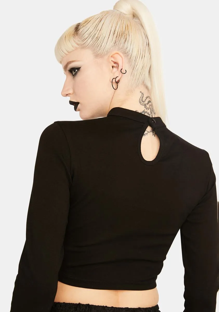 Fallen Gladiator Crop Top sold by Dolls Kill product image thumbnail 4