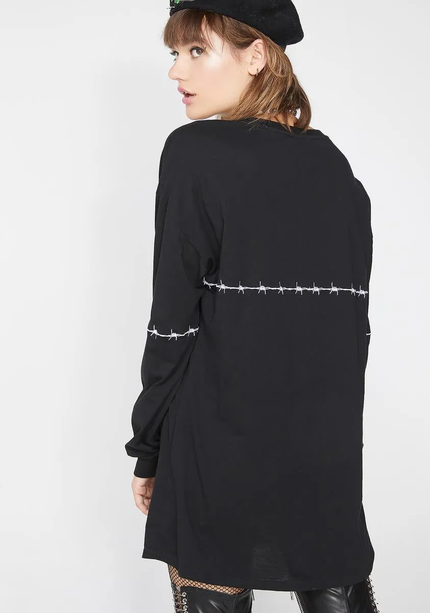 Lotsun Oversized Shirt sold by Dolls Kill product image thumbnail 4