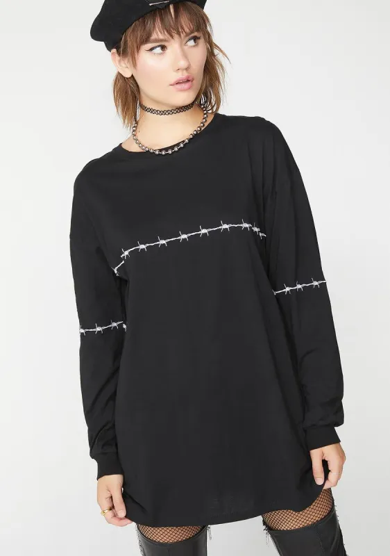 Lotsun Oversized Shirt sold by Dolls Kill