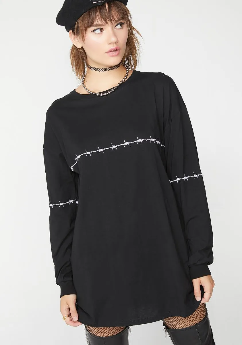 Lotsun Oversized Shirt sold by Dolls Kill