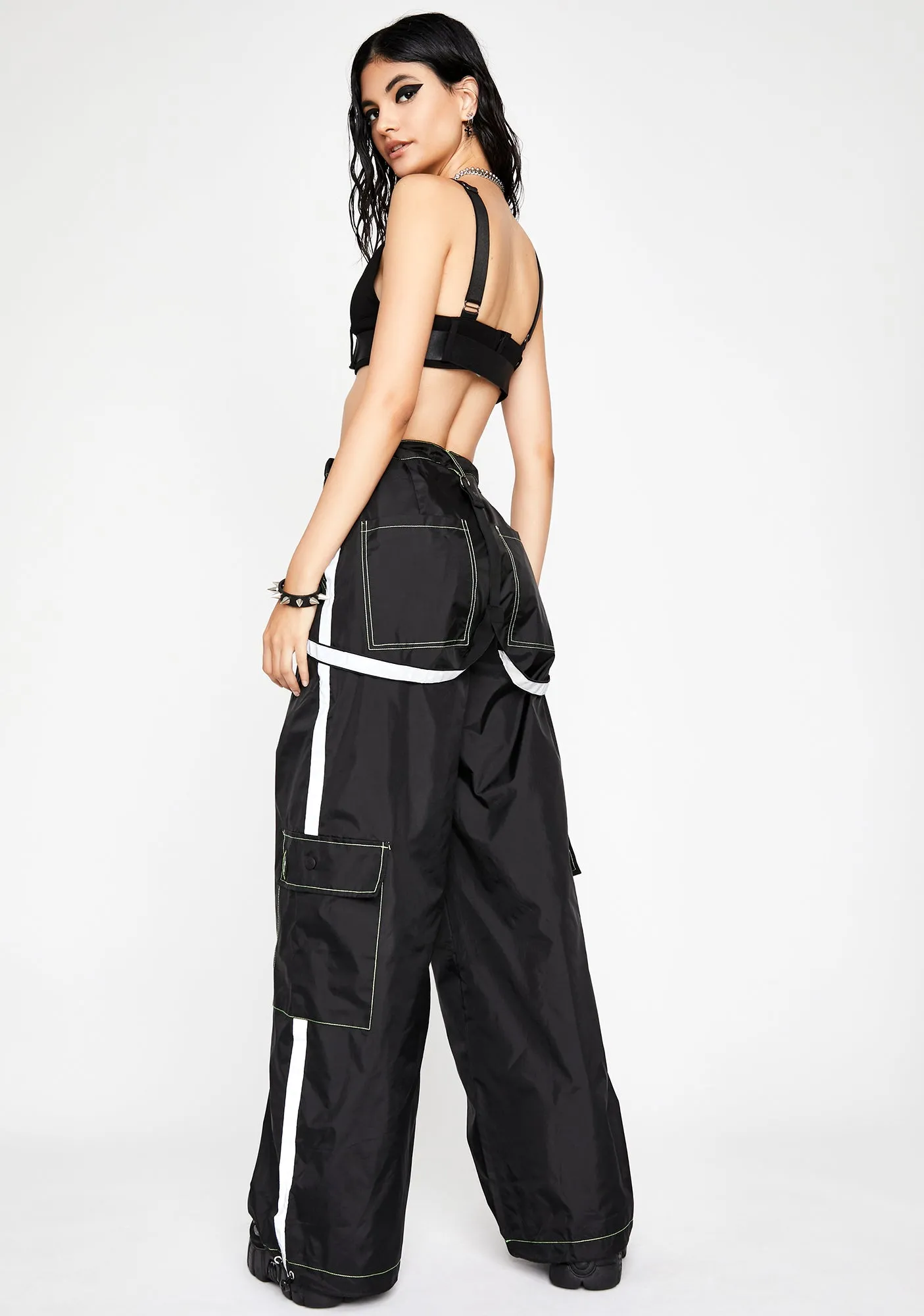 Electro Effect Reflective Pants sold by Dolls Kill product image thumbnail 4