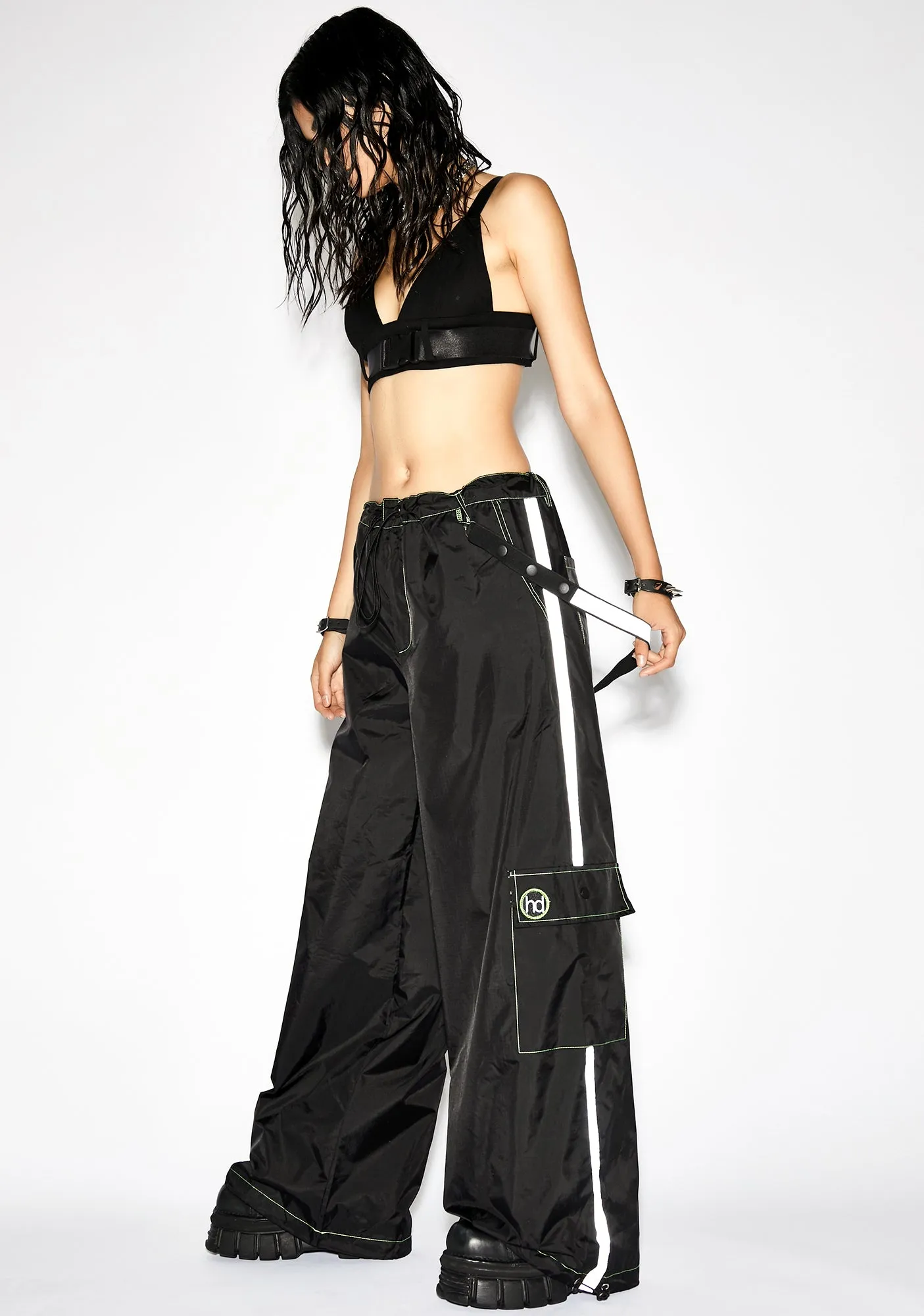 Electro Effect Reflective Pants sold by Dolls Kill