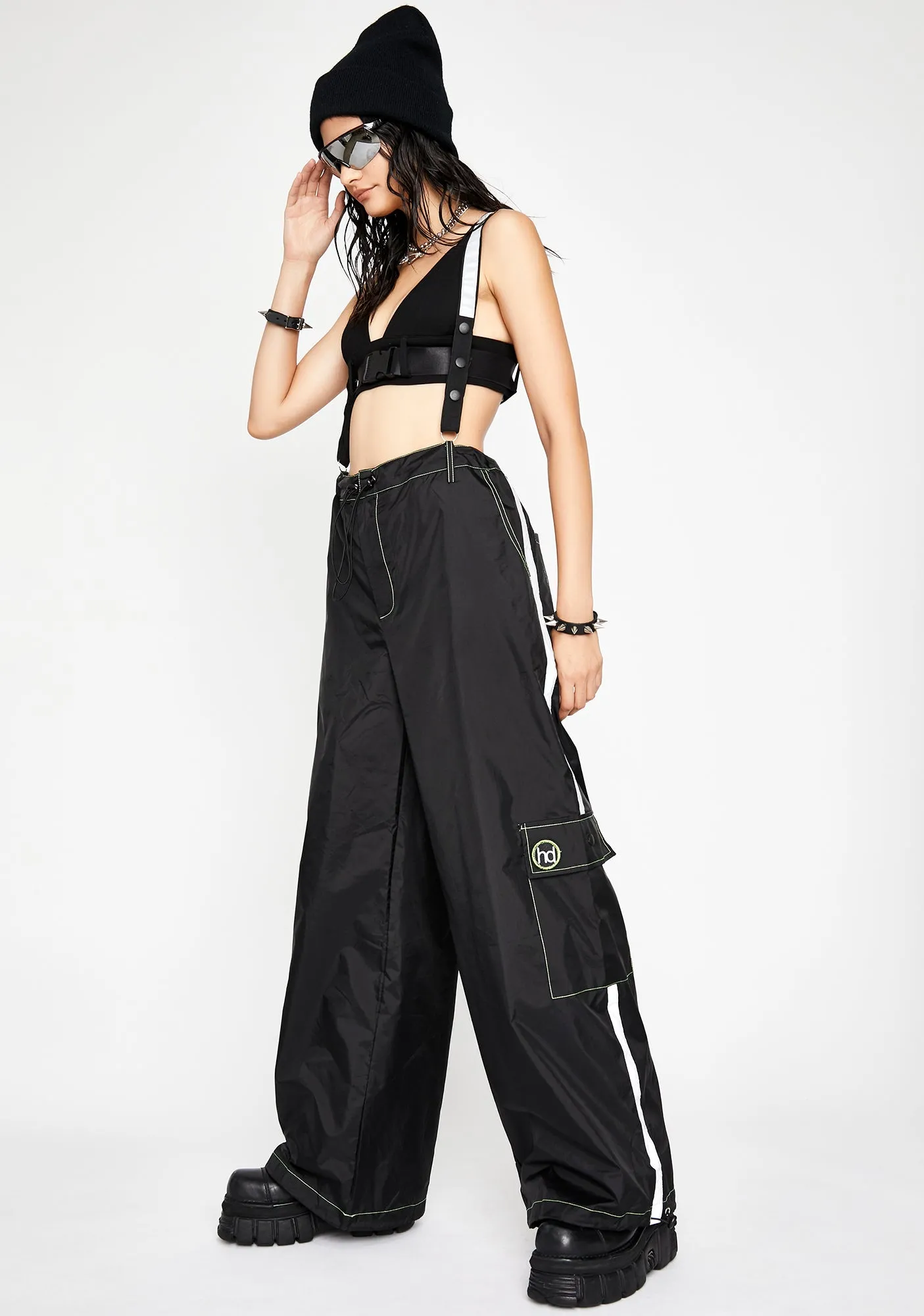 Electro Effect Reflective Pants sold by Dolls Kill product image thumbnail 3