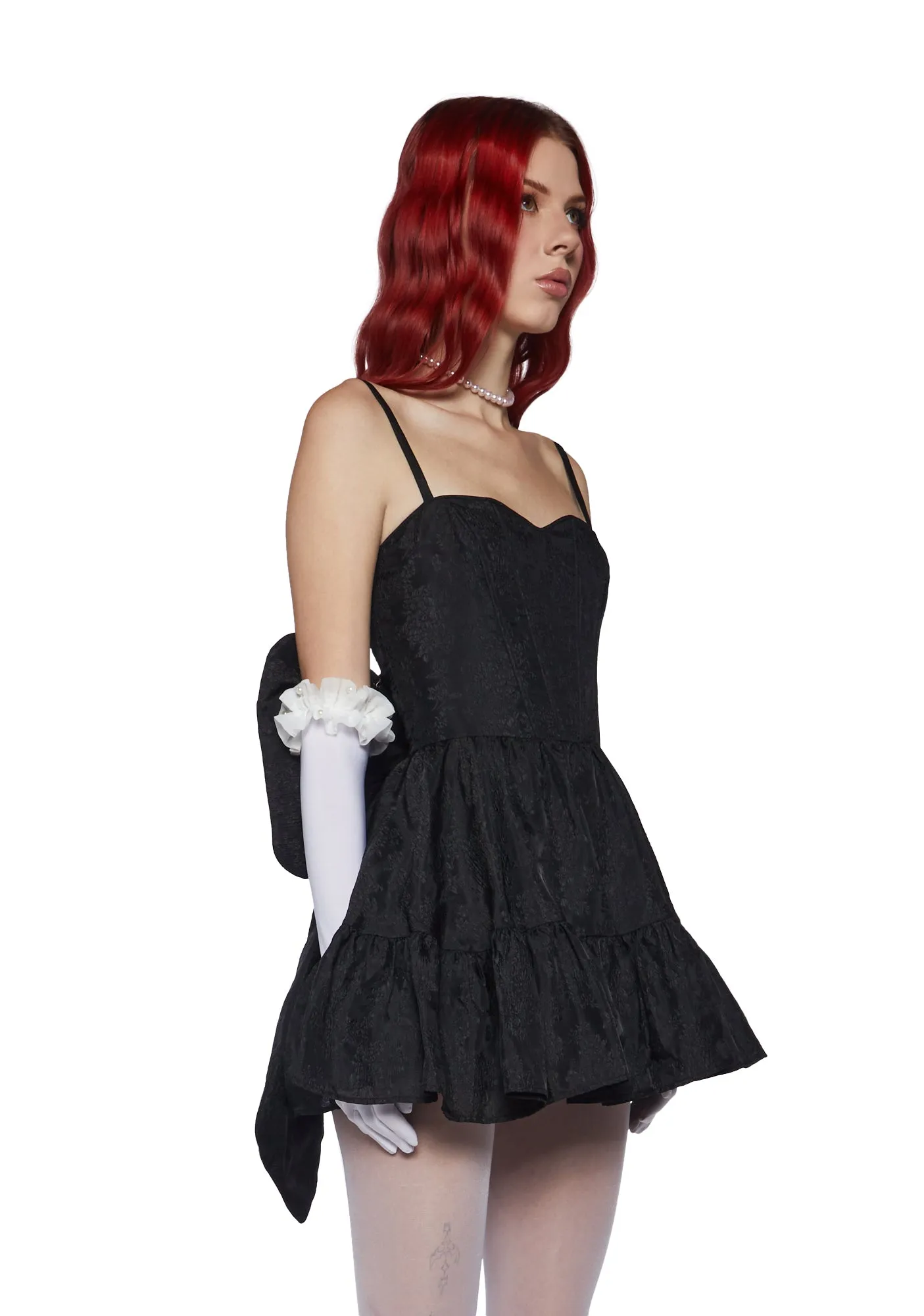 This Magic Moment Mini Dress - Black sold by Dolls Kill product image thumbnail 3