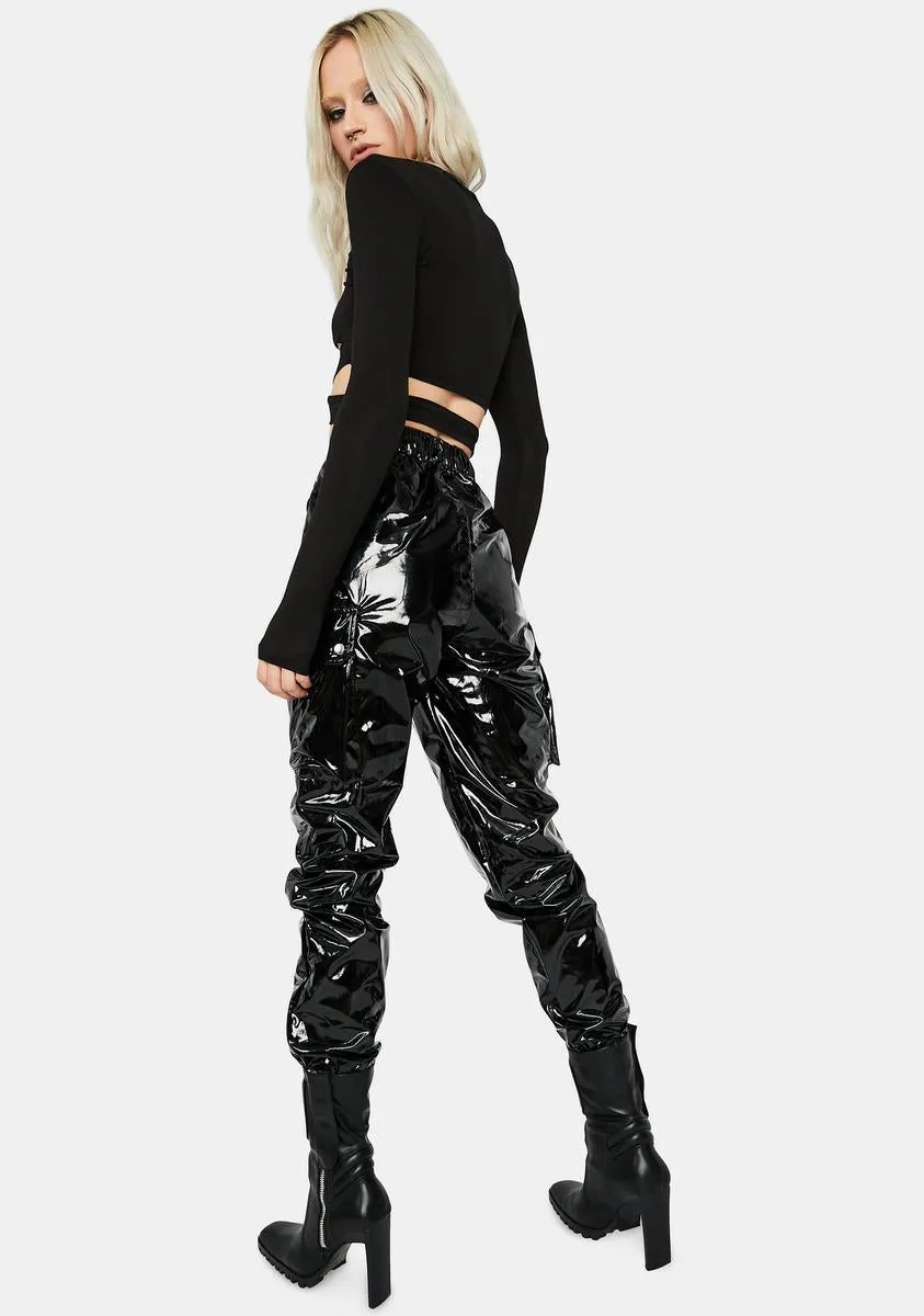 Passing By Waist Wrap Crop Top sold by Dolls Kill product image thumbnail 4