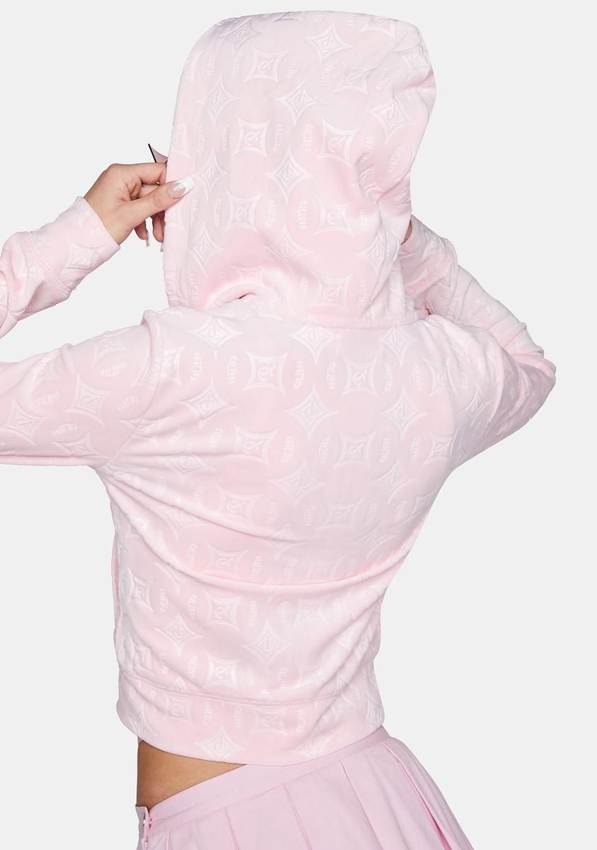 Embossed Velour Hoodie sold by Dolls Kill product image thumbnail 4