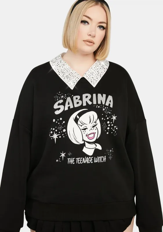 Plus You're A Witch Oversized Sweatshirt sold by Dolls Kill