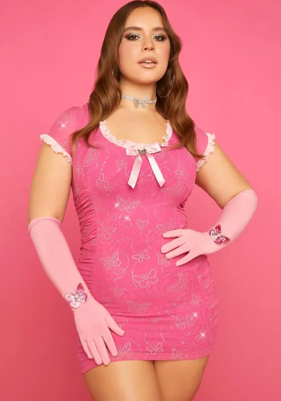 Plus The Ingenue Mini Dress sold by Dolls Kill