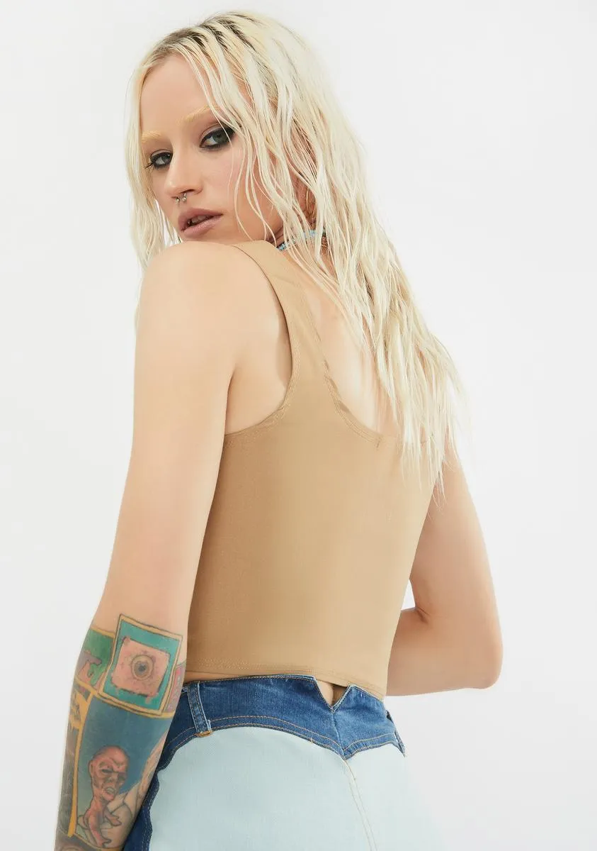 Carmel Royal Down For It Corset Top sold by Dolls Kill product image thumbnail 4